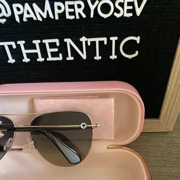 Kate Spade 60MM Maisie Aviator Polarized Sunglasses Kate Spade 60MM Maisie Aviator Polarized Sunglasses main image 4